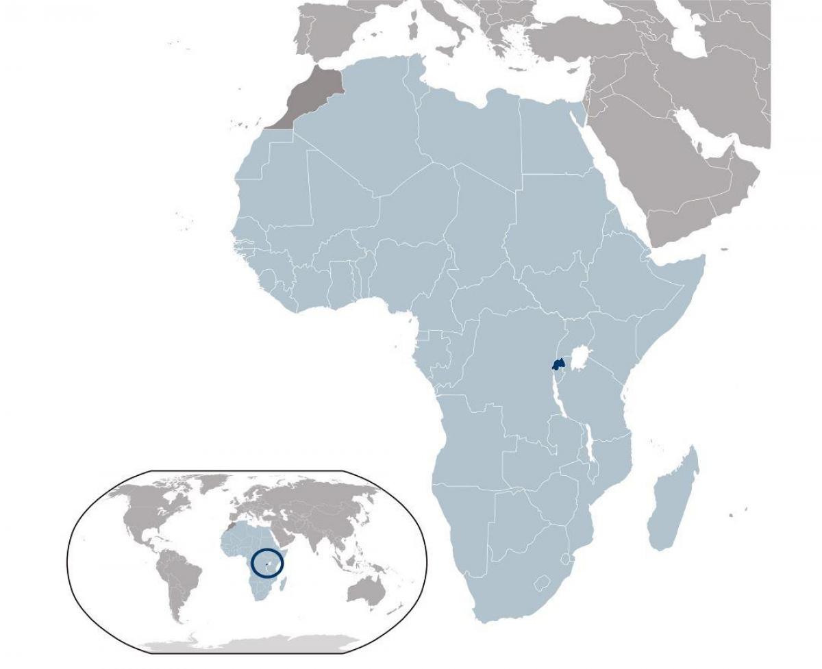 Расположение руанда на карте мира